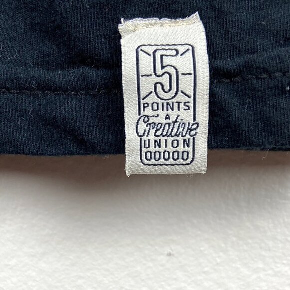 "Make" Crewneck Short Sleeve Graphic Tee Black Small - Picture 4 of 7